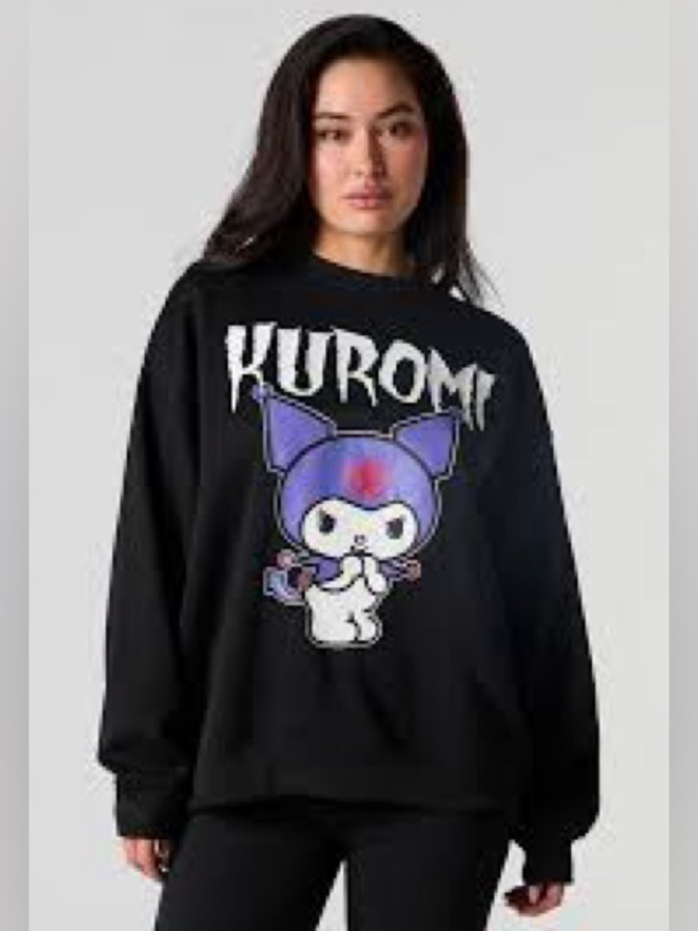 Sanrio Kuromi graphic crewneck sweatshirt NWOT